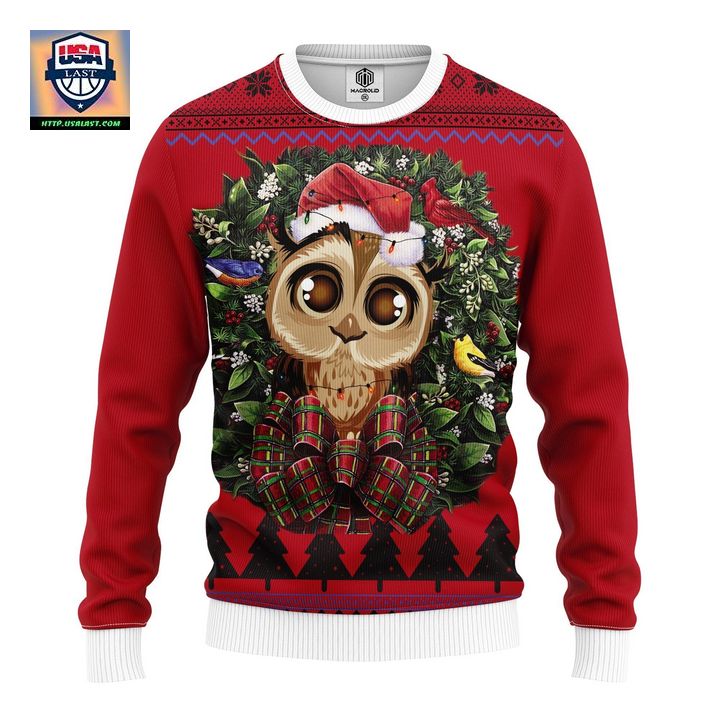 Owl Noel Mc Ugly Christmas Sweater Thanksgiving Gift