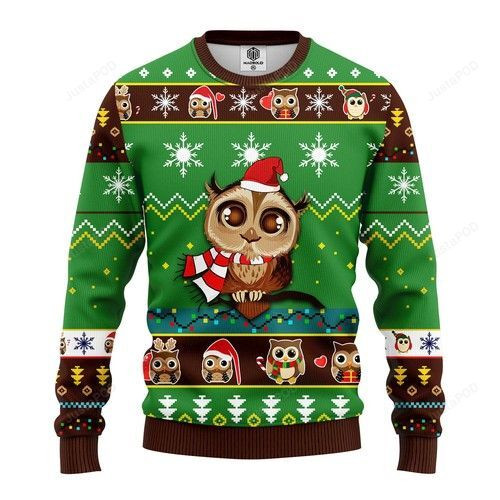 Own Cute Green Christmas For Unisex Ugly Christmas Sweater,