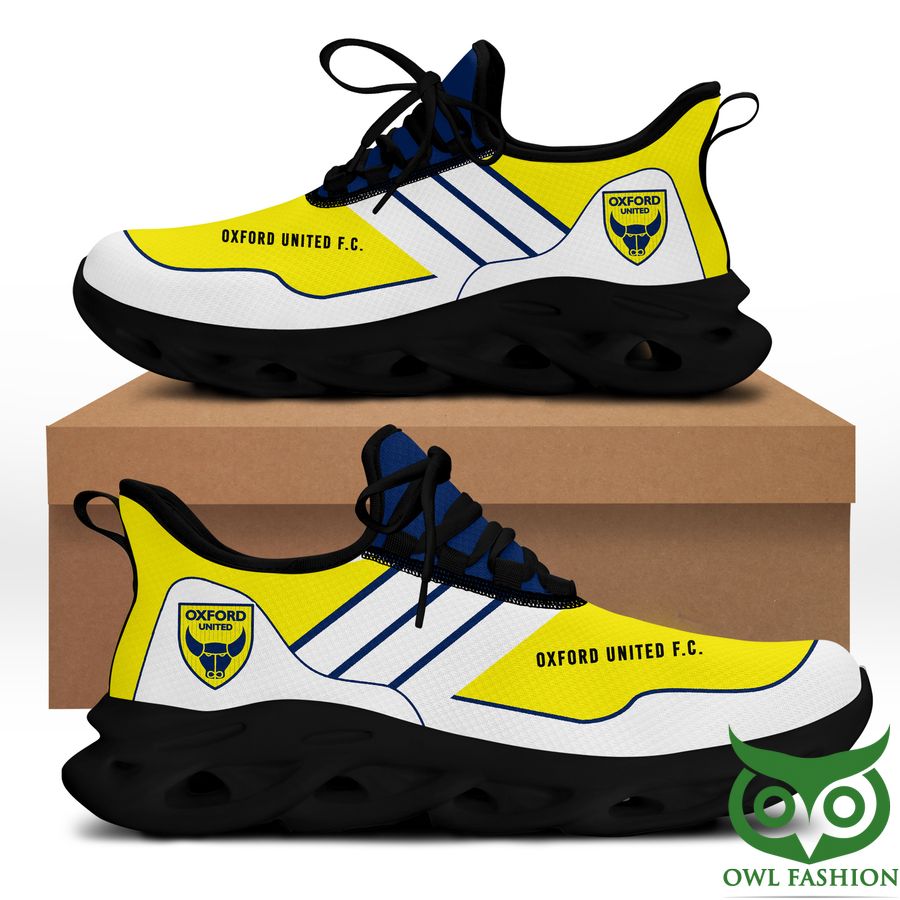 Oxford United FC Max Soul Shoes Sneakers for Men And Women – Soccer Fan Shoes, Team Sneakers