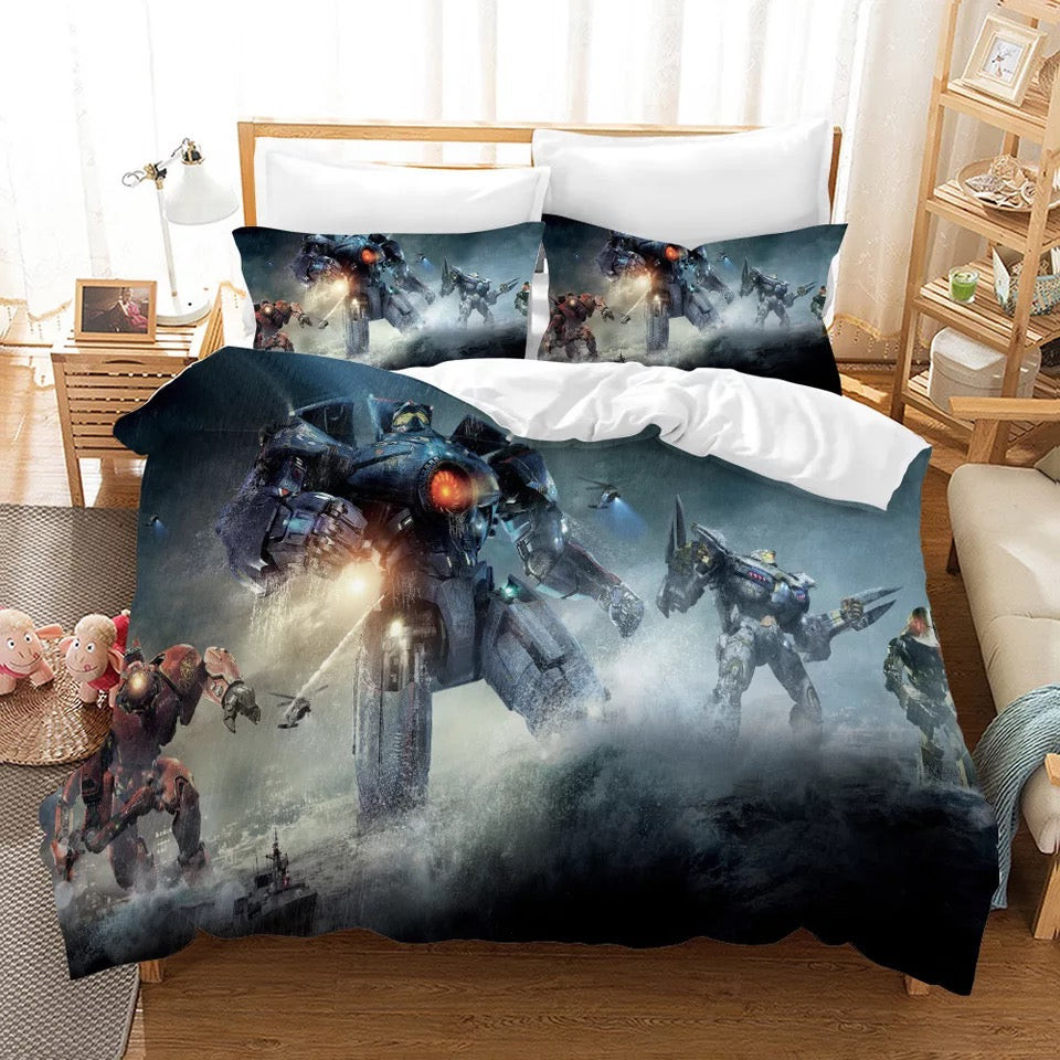 Pacific Rim Duvet Cover Quilt Cover Pillowcase Bedding Set Bed Linen Home Bedroom Decor