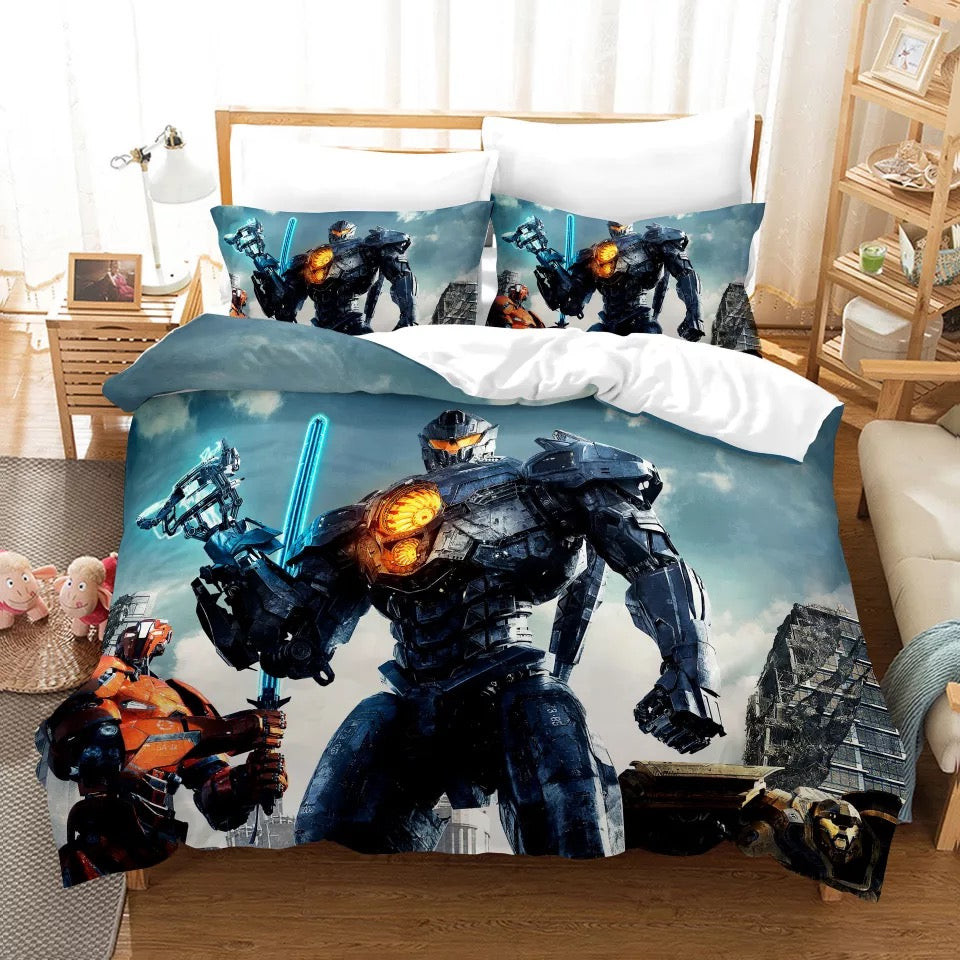 Pacific Rim Duvet Cover Quilt Cover Pillowcase Bedding Set Bed Linen Home Bedroom Decor