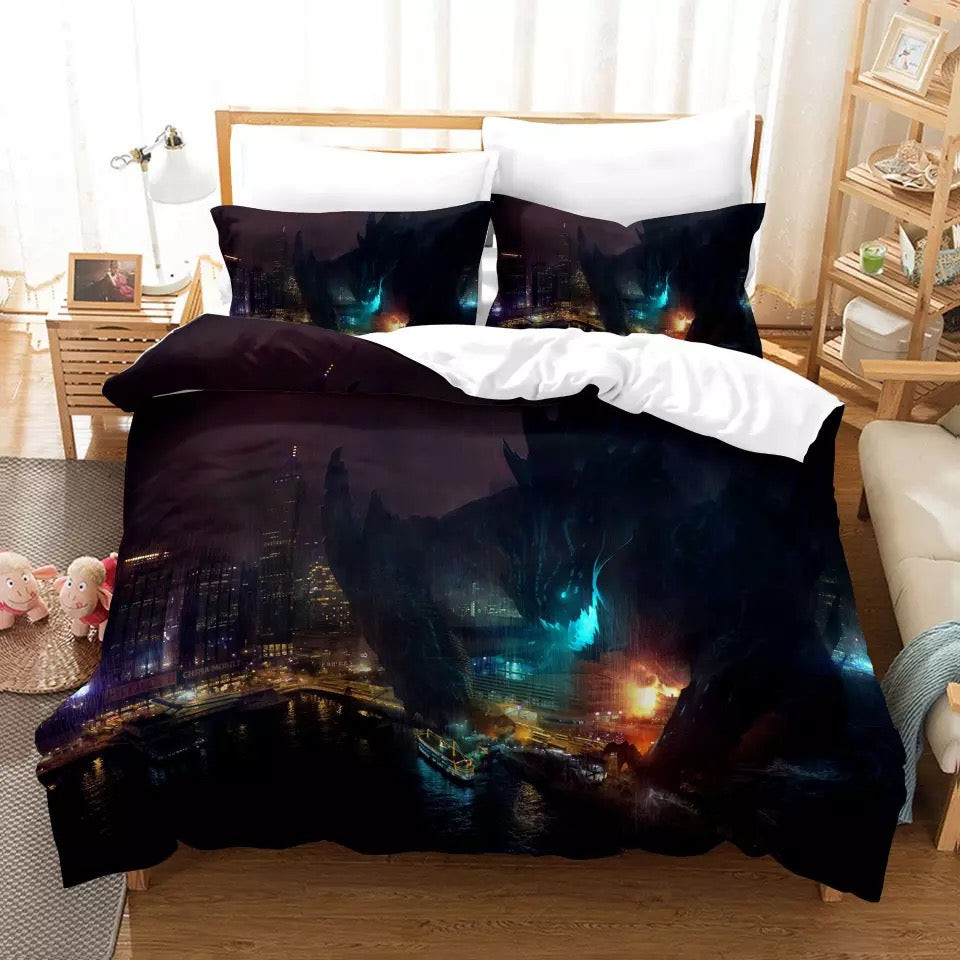 Pacific Rim Duvet Cover Quilt Cover Pillowcase Bedding Set Bed Linen Home Bedroom Decor