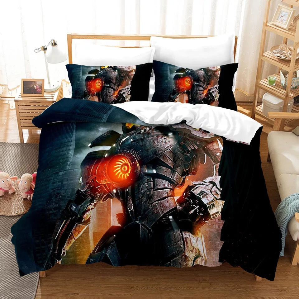 Pacific Rim Duvet Cover Quilt Cover Pillowcase Bedding Set Bed Linen Home Bedroom Decor