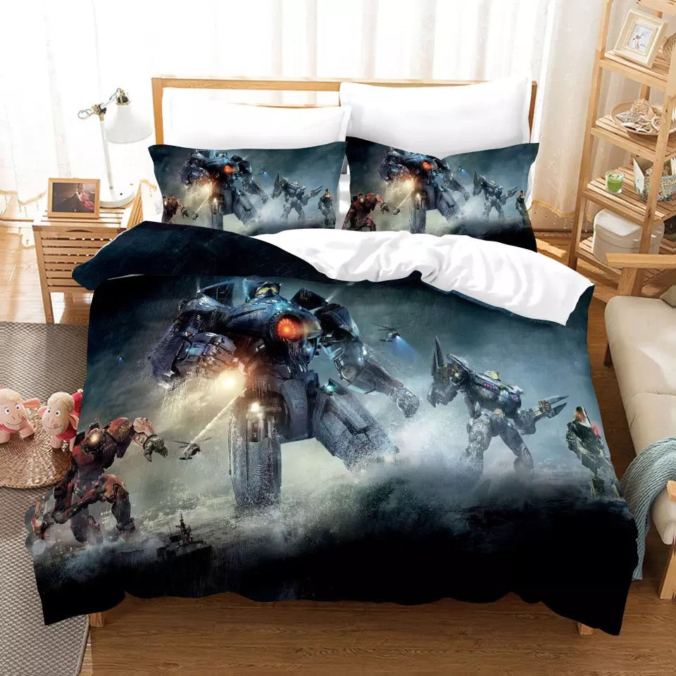 Pacific Rim Duvet Cover Quilt Cover Pillowcase Bedding Set Bed Linen Home Bedroom Decor