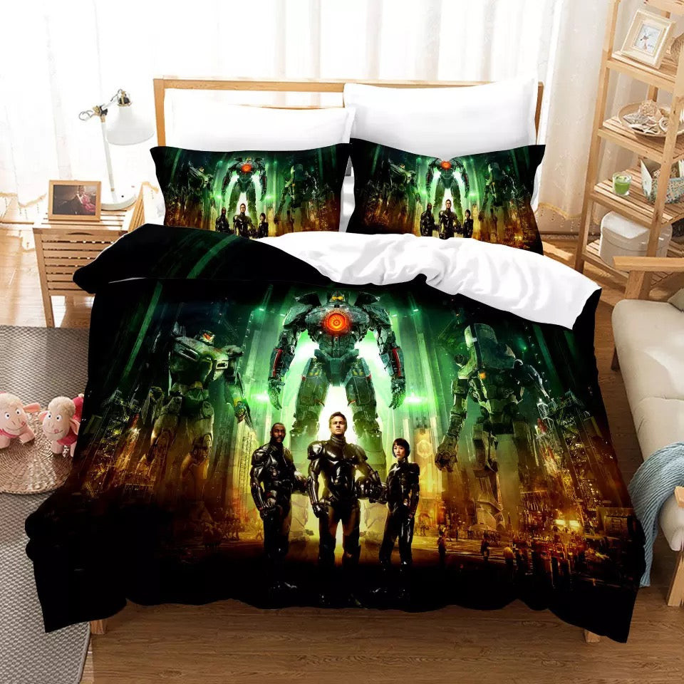 Pacific Rim Duvet Cover Quilt Cover Pillowcase Bedding Set Bed Linen Home Bedroom Decor