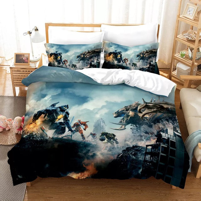 Pacific Rim Duvet Cover Quilt Cover Pillowcase Bedding Set Bed Linen Home Bedroom Decor