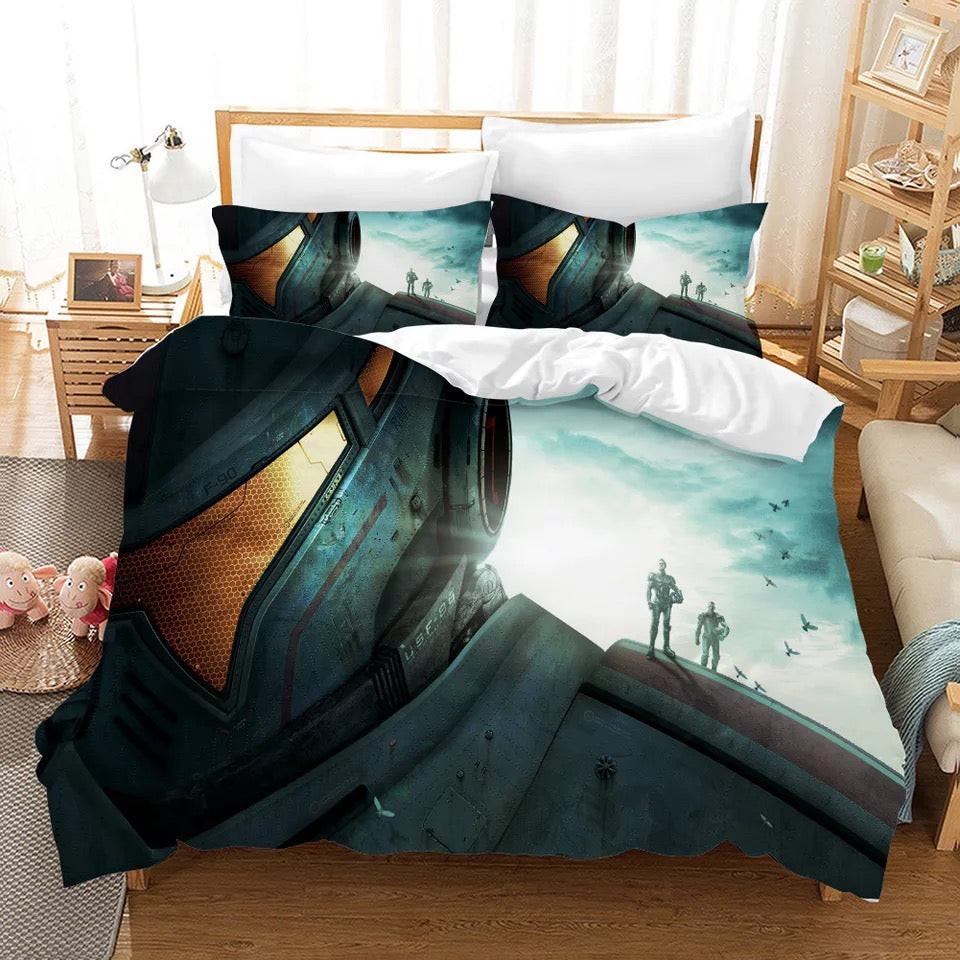 Pacific Rim Duvet Cover Quilt Cover Pillowcase Bedding Set Bed Linen Home Bedroom Decor