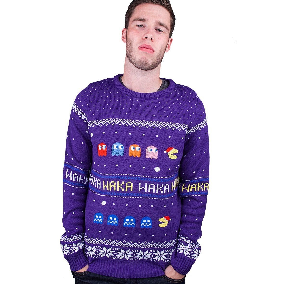 Pacman For Unisex Ugly Christmas Sweater, - Image 3