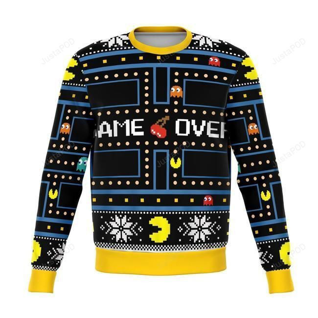 Pacman Ugly Christmas Sweater, Perfect Holiday Gift
