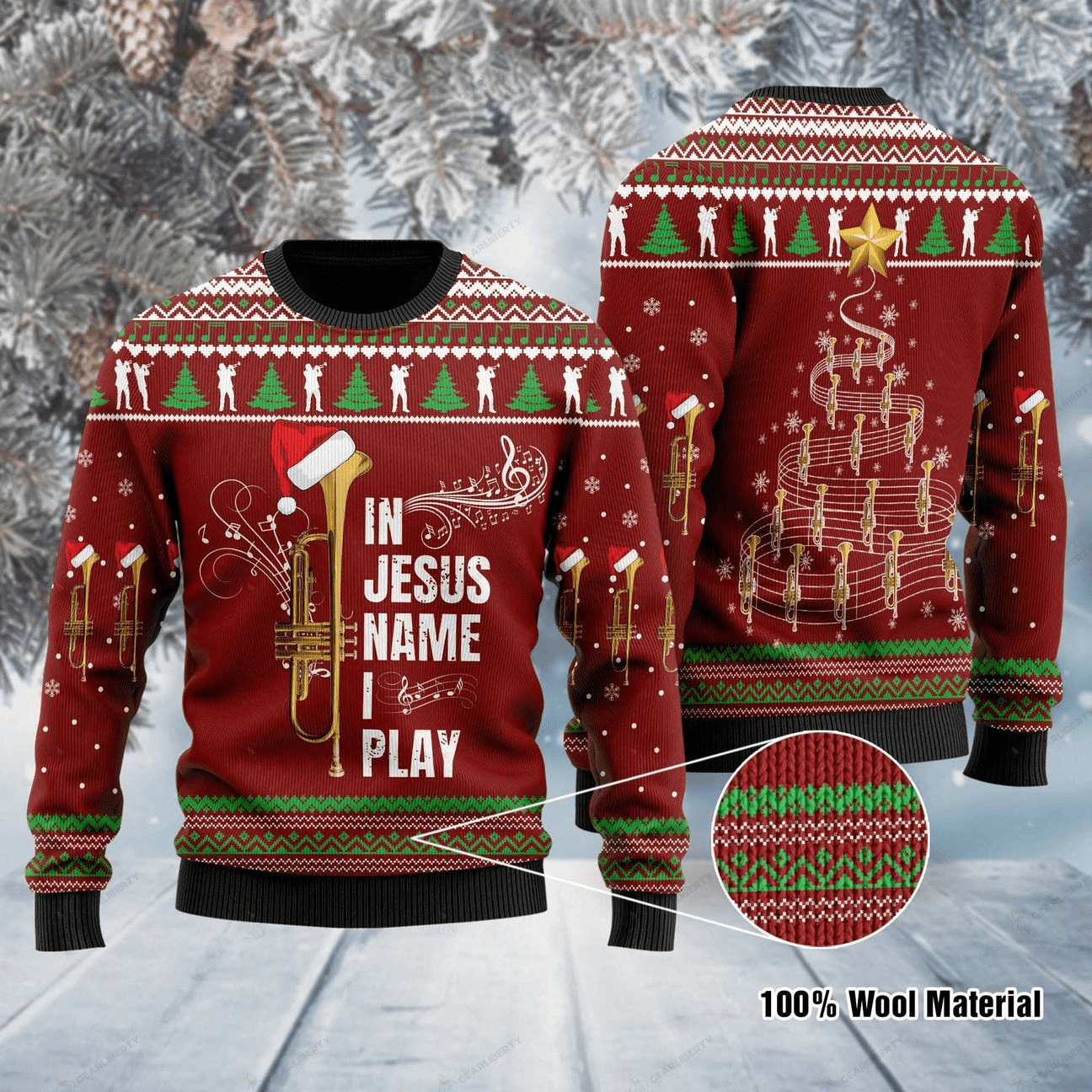 Paintball Ugly Christmas Sweater, Perfect Holiday Gift