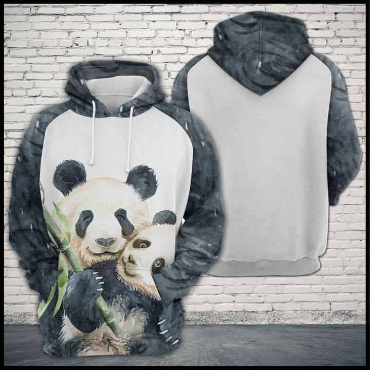 Panda Family 3D All Over Print Hoodie & Zip Hoodie