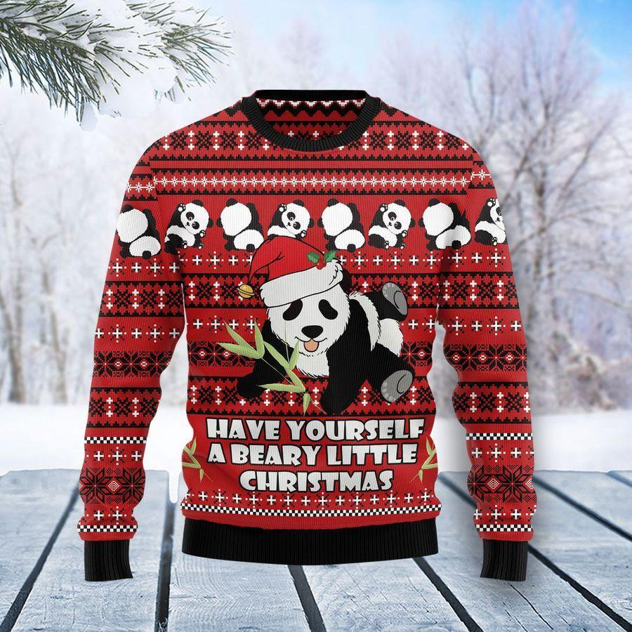 Panda Ugly Christmas Sweater, Perfect Holiday Gift