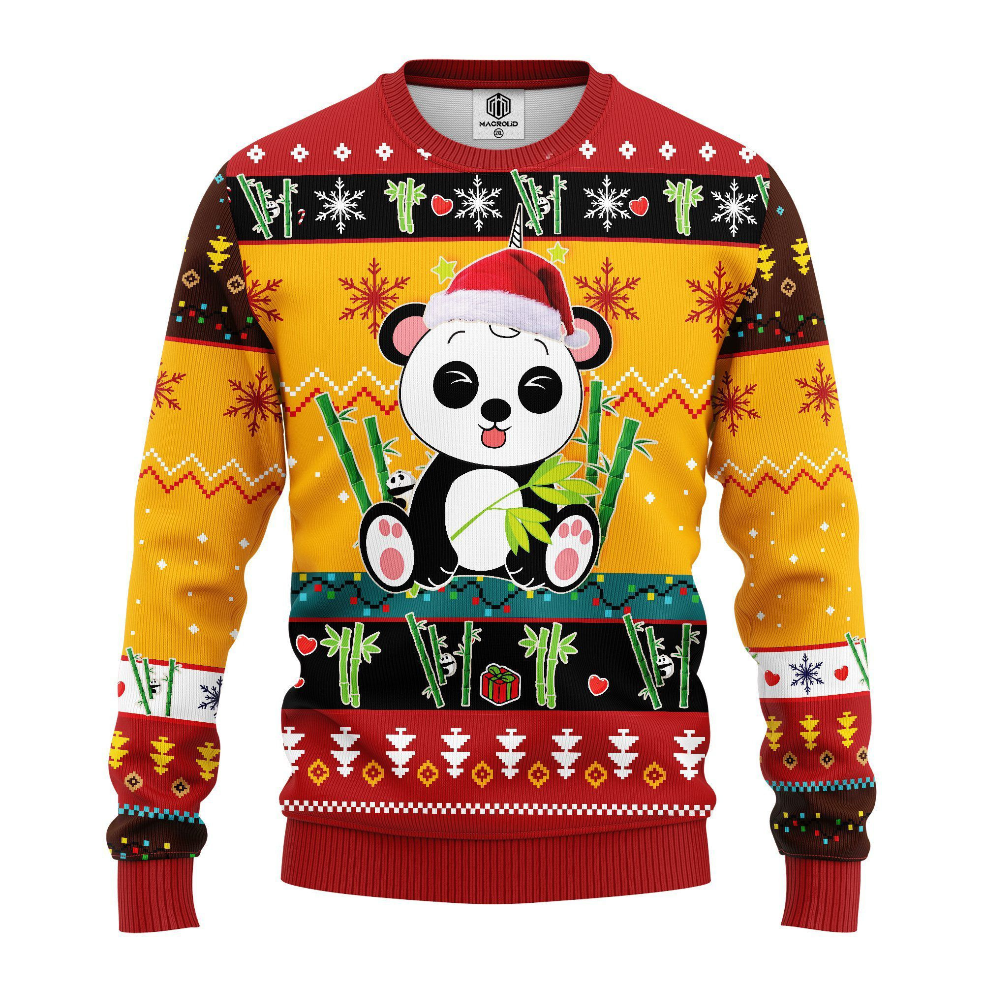 Panda Ugly Christmas Sweater Perfect Holiday Gift