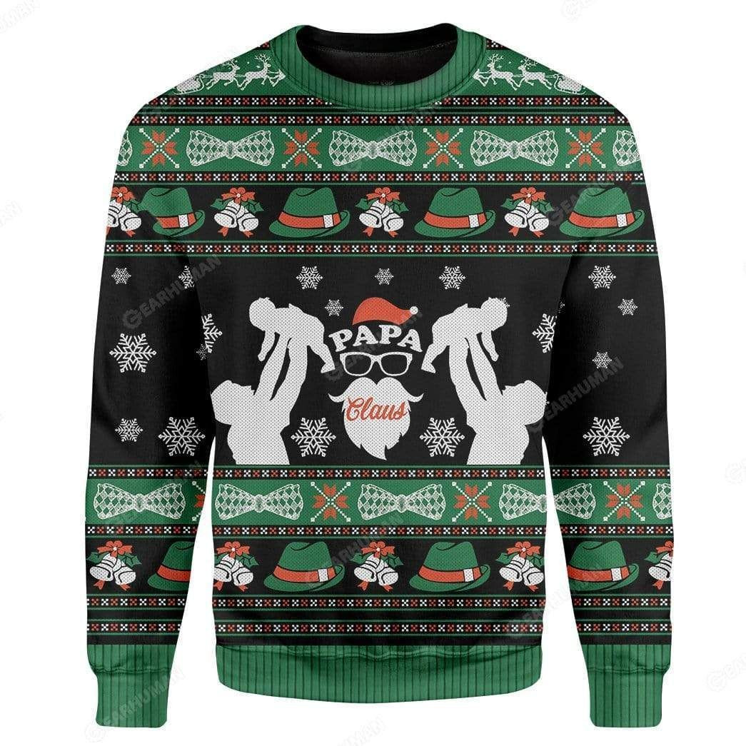 Papa Claus Ugly Christmas Sweater, Perfect Holiday Gift