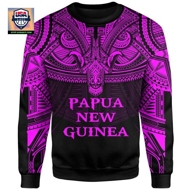 Papua New Guinea Pink Sweater Polynesian