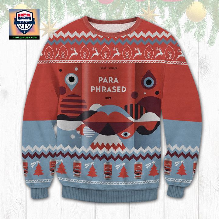 Paraphrased Dipa Beer Ugly Christmas Sweater