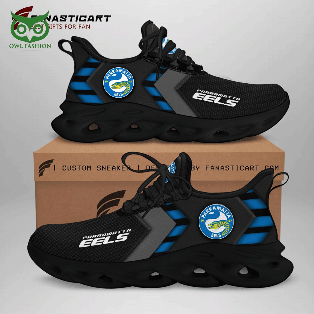 Parramatta Eels Max Soul Shoes Sneakers for Men And Women – Car Shoes, Racing Sneakers
