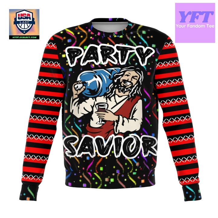 Party Savior Meme Design 3d Ugly Christmas Sweater