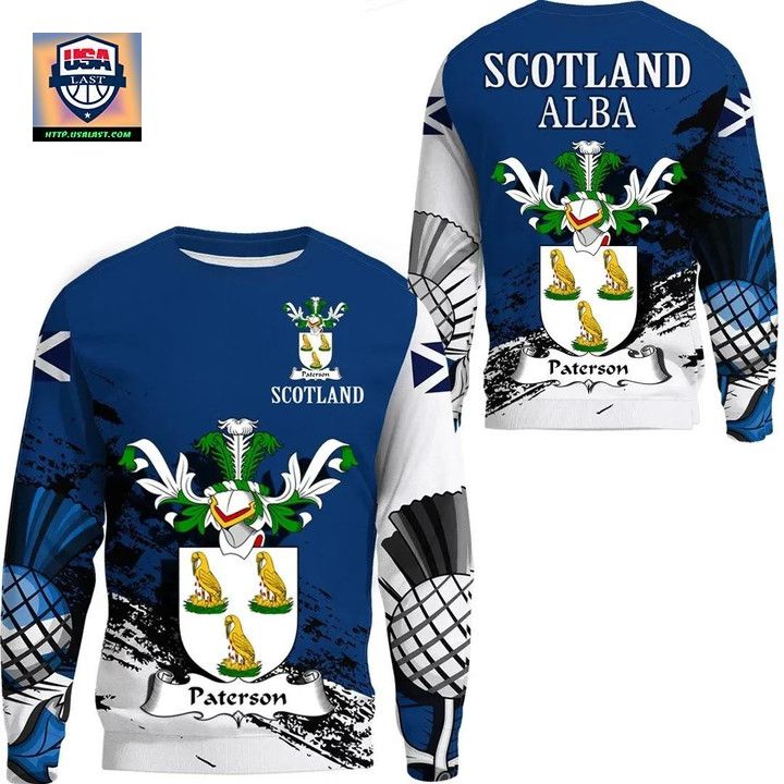 Paterson Ii Scottish Family Crest Scotland Special Sweater 