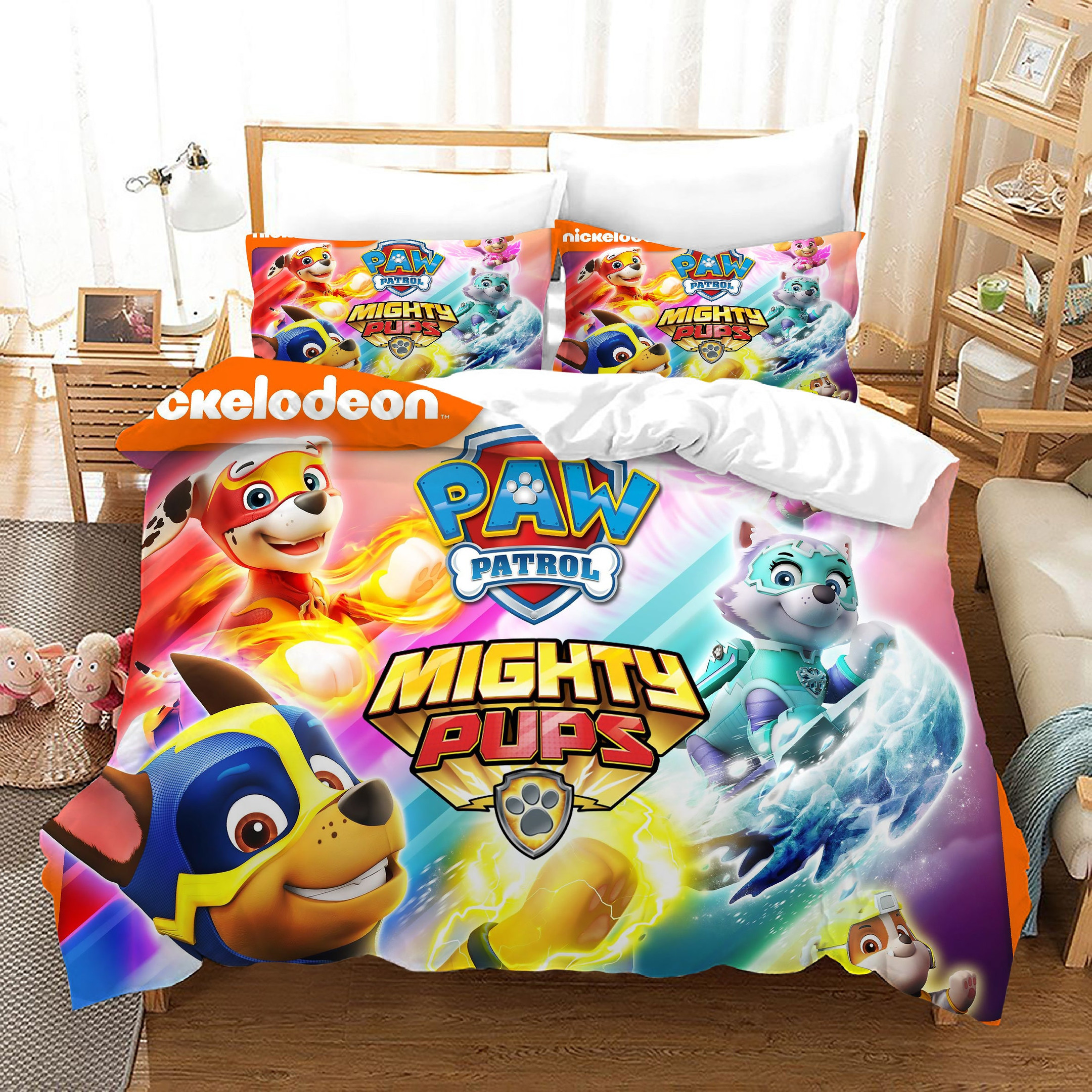 Paw Patrol Marshall Duvet Cover Quilt Cover Pillowcase Bedding Set Bed Linen Home Bedroom Decor