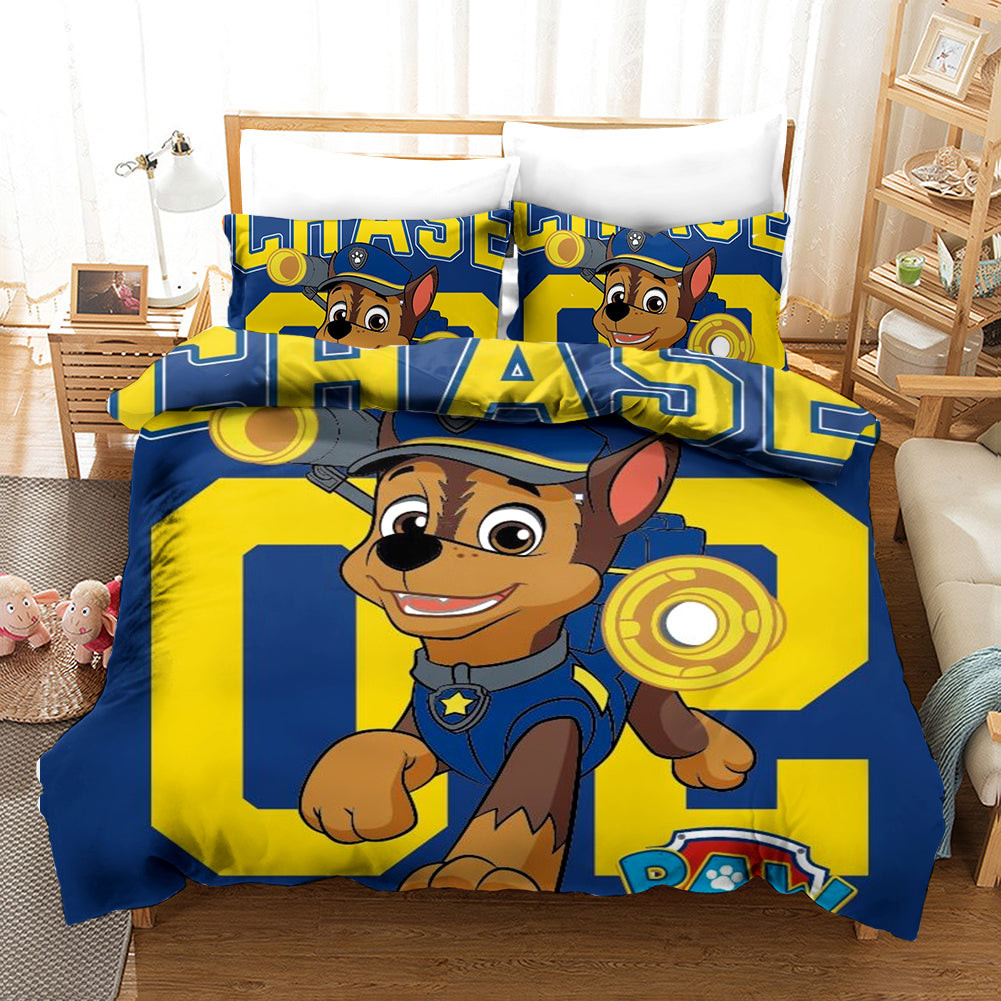 Paw Patrol Marshall Duvet Cover Quilt Cover Pillowcase Bedding Set Bed Linen Home Bedroom Decor