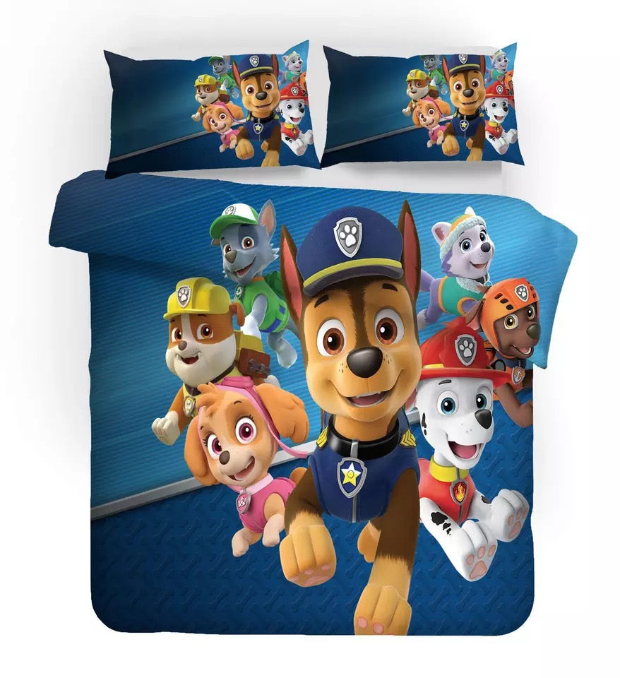 Paw Patrol Marshall Duvet Cover Quilt Cover Pillowcase Bedding Set Bed Linen Home Bedroom Decor