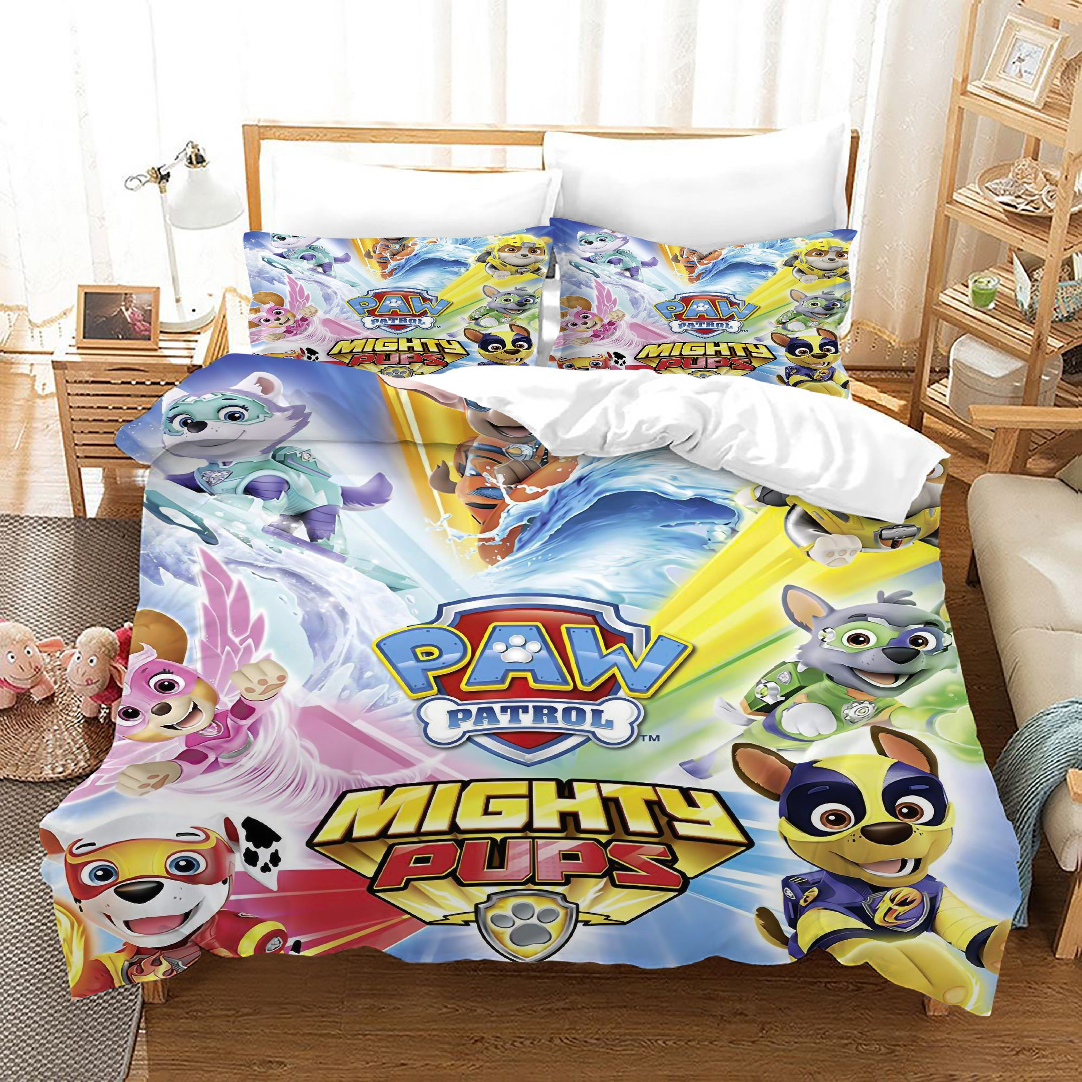 Paw Patrol Marshall Duvet Cover Quilt Cover Pillowcase Bedding Set Bed Linen Home Bedroom Decor