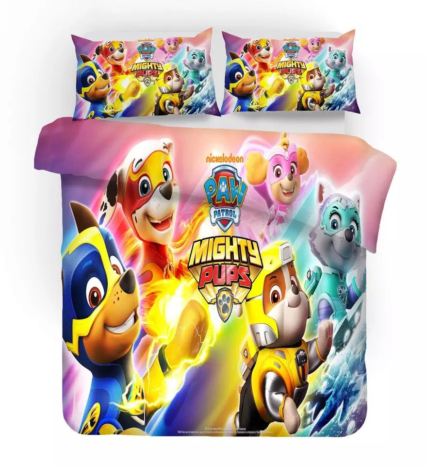 Paw Patrol Marshall Duvet Cover Quilt Cover Pillowcase Bedding Set Bed Linen Home Bedroom Decor