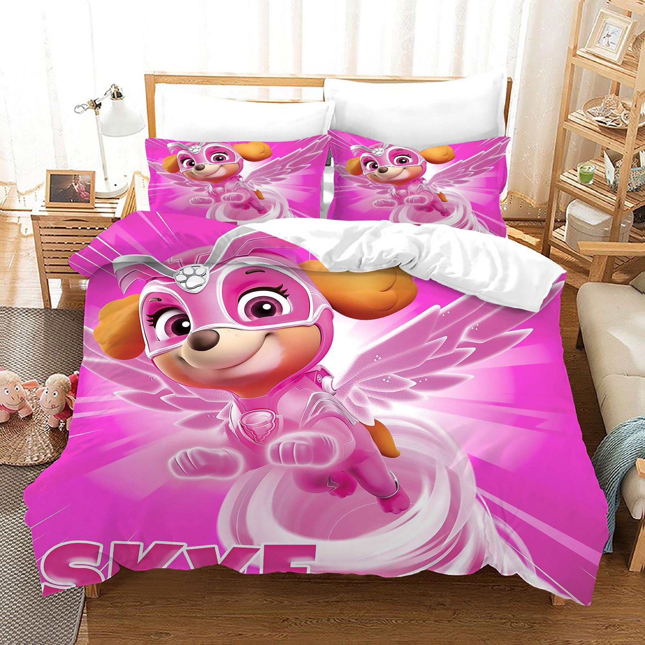 Paw Patrol Marshall Duvet Cover Quilt Cover Pillowcase Bedding Set Bed Linen Home Bedroom Decor