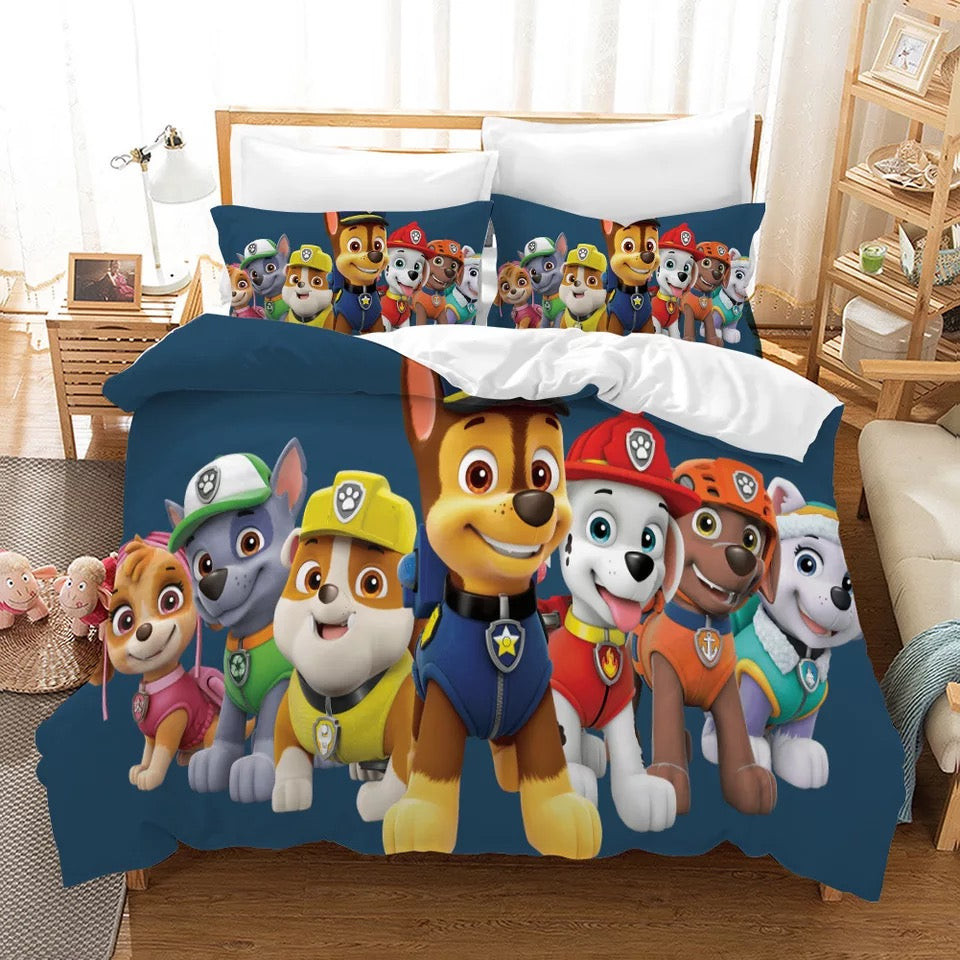 Paw Patrol Marshall Duvet Cover Quilt Cover Pillowcase Bedding Set Bed Linen Home Bedroom Decor