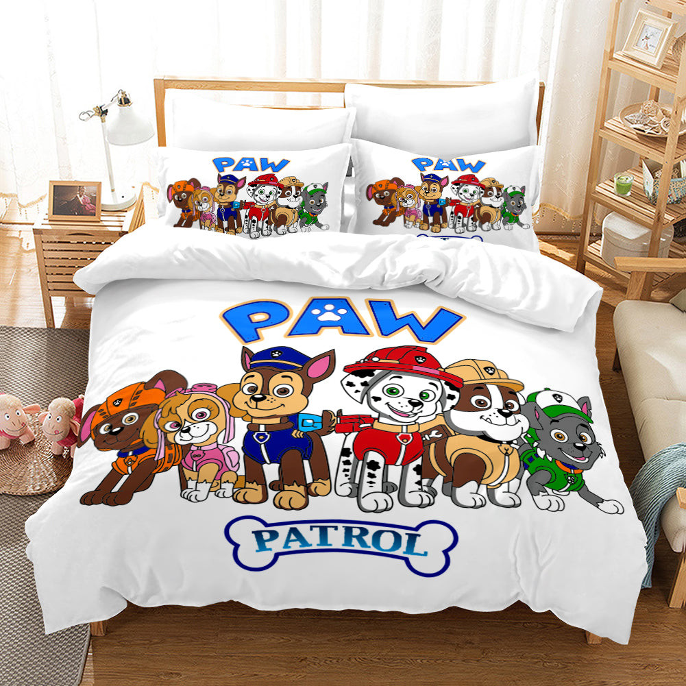 Paw Patrol Marshall Duvet Cover Quilt Cover Pillowcase Bedding Set Bed Linen Home Bedroom Decor
