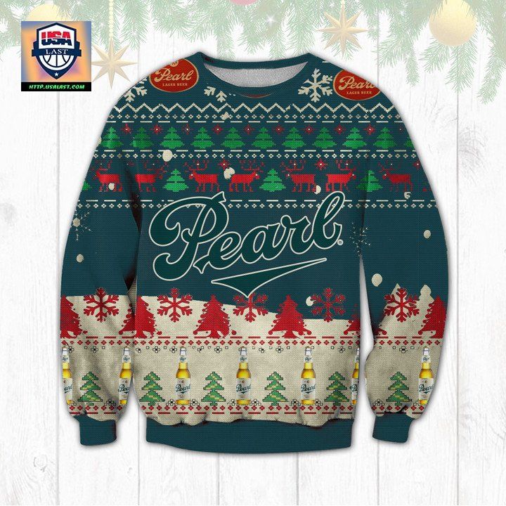Pearl Beer Ugly Christmas Sweater