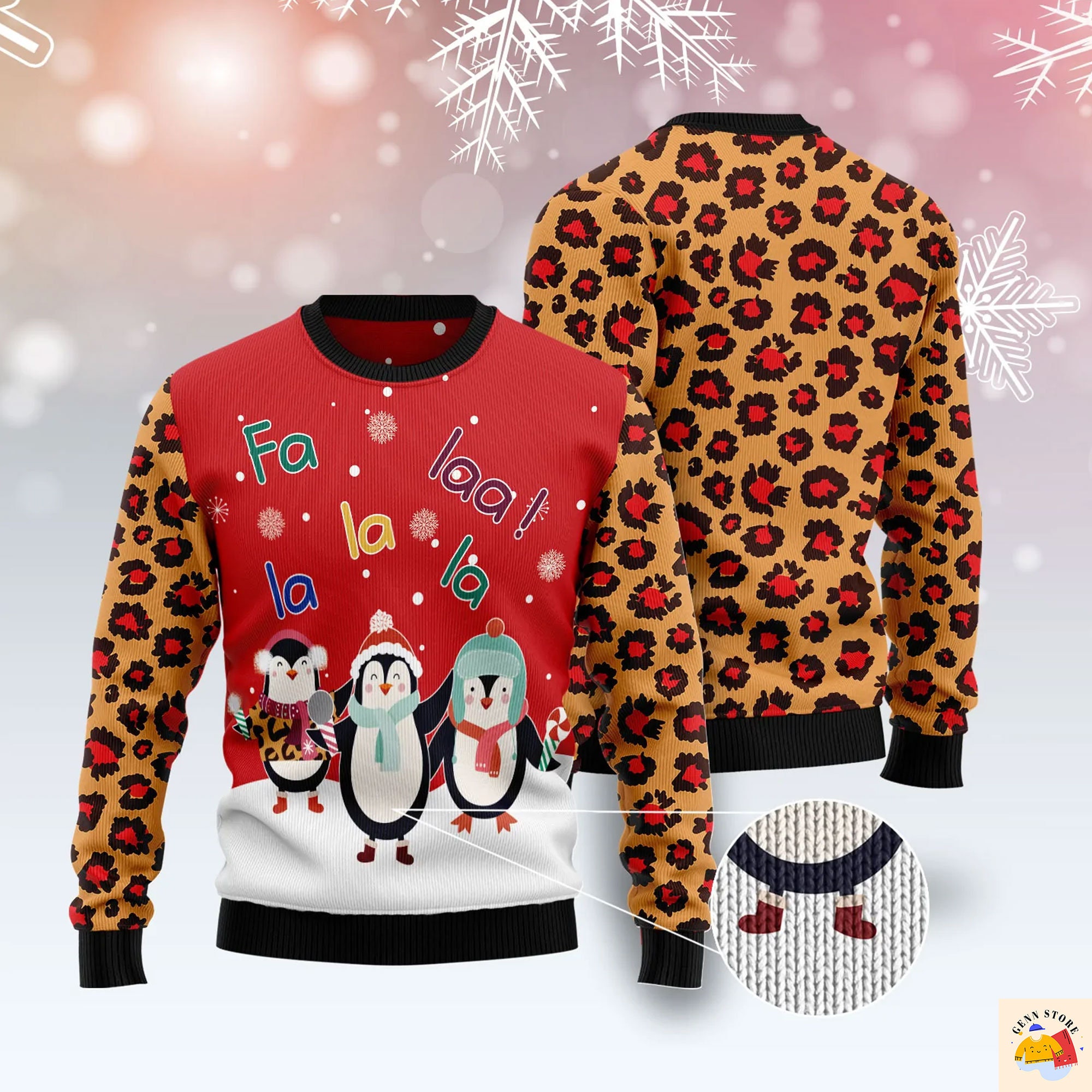 Penguin Christmas Song Ugly Christmas Sweater