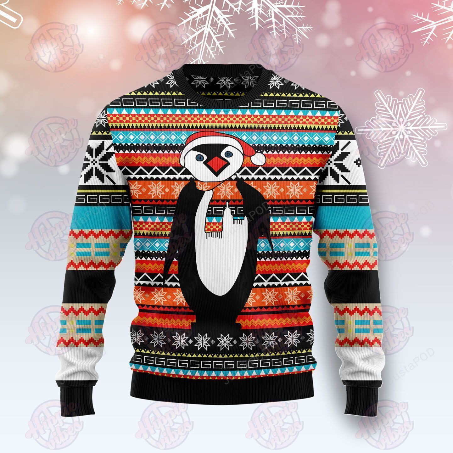 Penguin Christmas Ugly Christmas Sweater, Perfect Holiday Gift