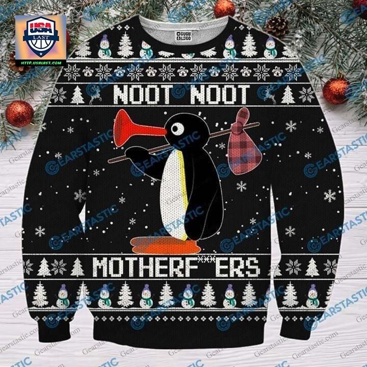 Penguin Noot Noot Motherfu Ers Unisex 3D Ugly Christmas Sweater
