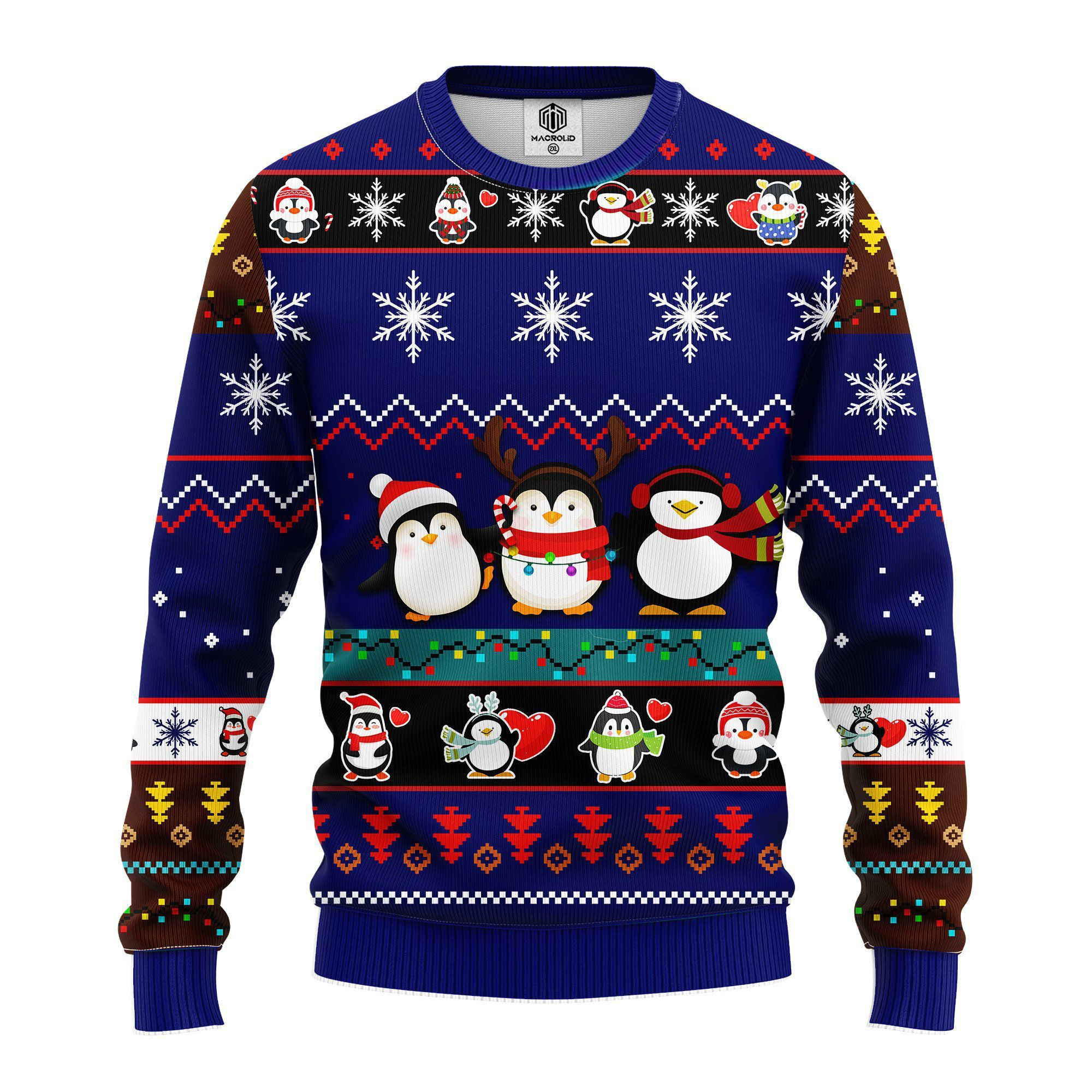 Penguins Cute Noel Mc Ugly Christmas Sweater, Perfect Holiday Gift