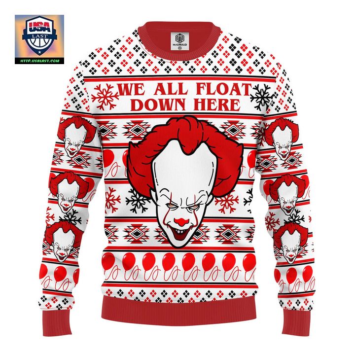 Pennywise Horror Ugly Christmas Sweater Amazing Gift Idea Thanksgiving Gift