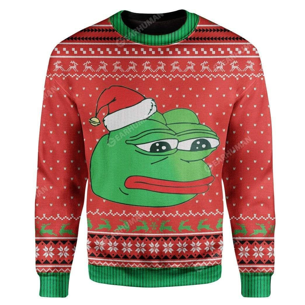 Pepe The Frog Ugly Christmas Sweater,