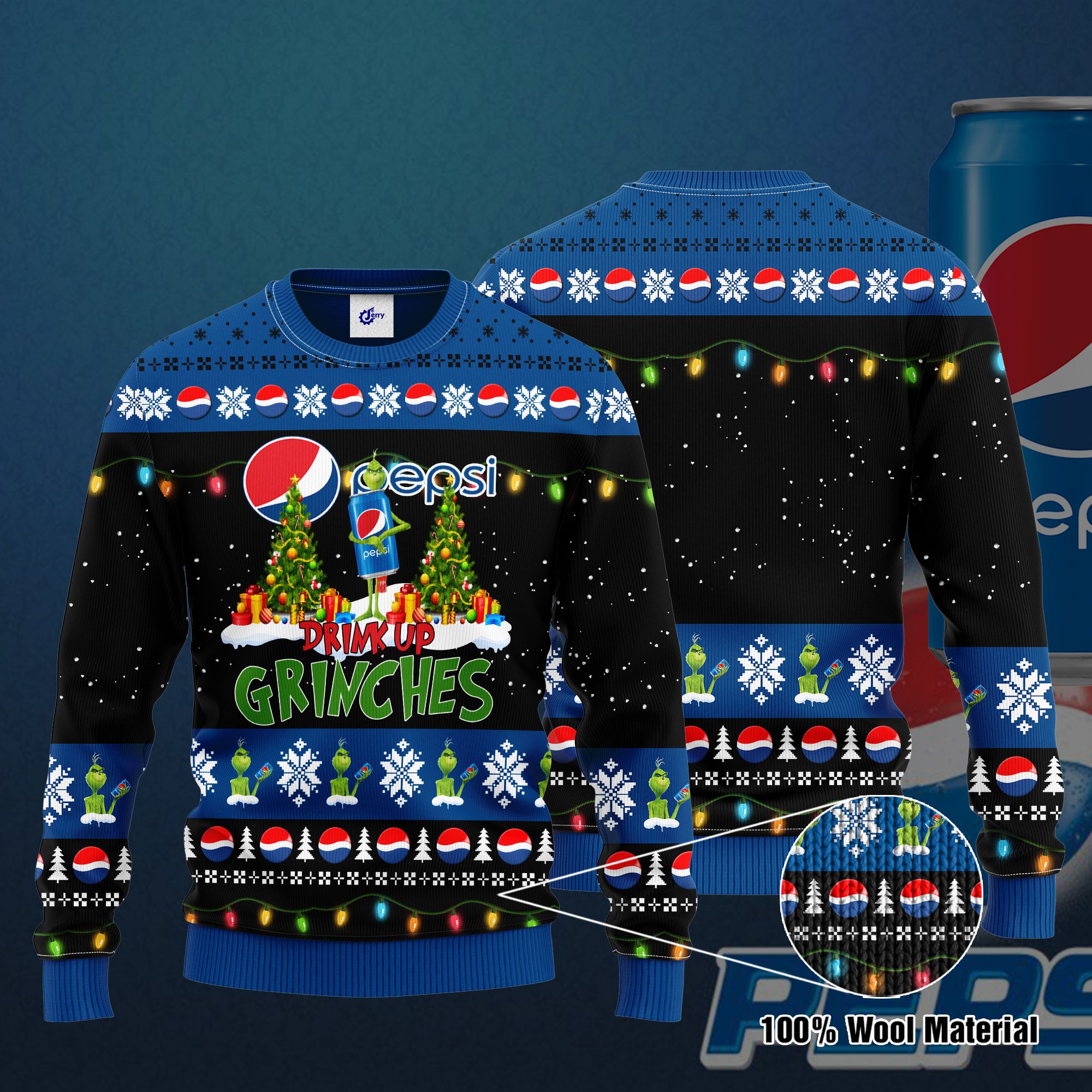 Pepsi Drink Up Grinches Ugly Christmas Sweater, Hoodie, Zip Hoodie, Bomber Jacket