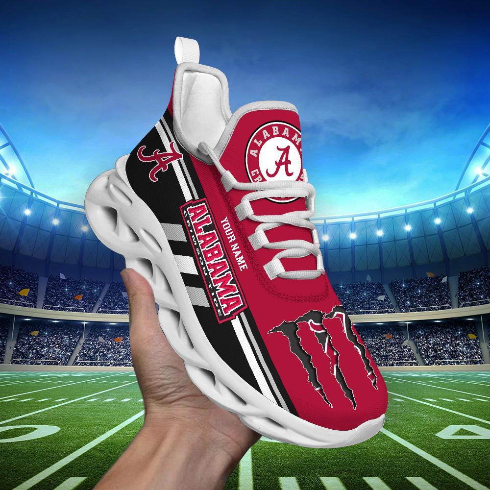 Personalized Alabama Crimson Tide Max Soul Shoes Sneakers for Men And Women – NCAA Fan Shoes, Team Sneakers