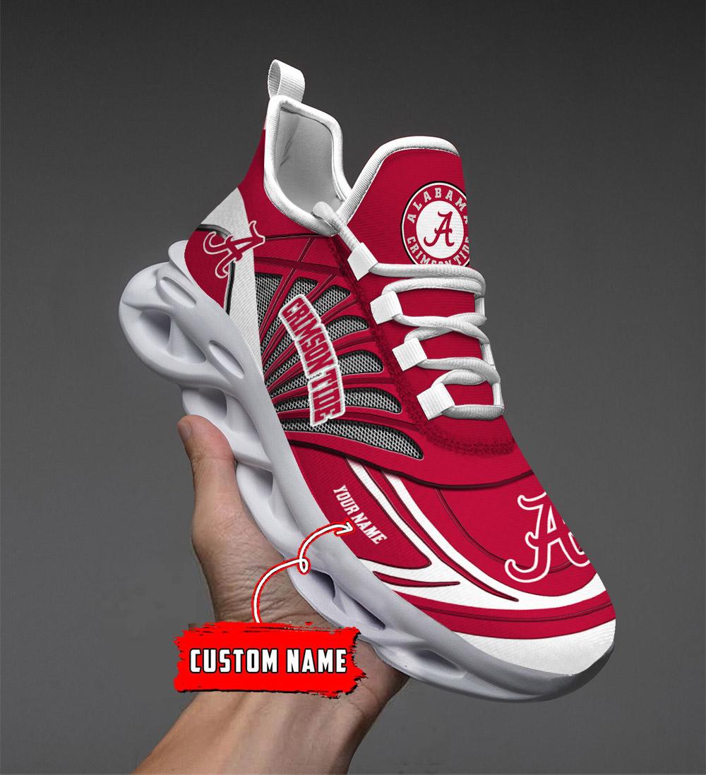 Personalized Alabama Crimson Tide Max Soul Shoes Sneakers for Men And Women – NCAA Fan Shoes, Team Sneakers