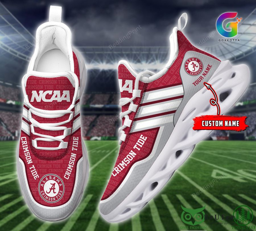 Personalized Alabama Crimson Tide Max Soul Shoes Sneakers for Men And Women – NCAA Fan Shoes, Team Sneakers