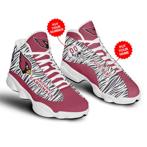 Personalized Arizona Cardinals JD13 Sneakers Shoes for Men & Women | Custom Fan Gift