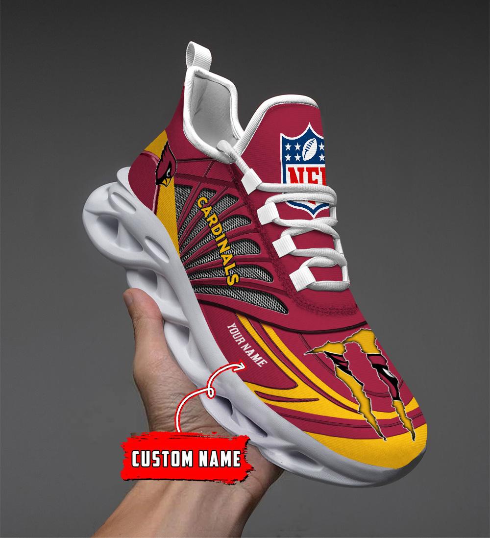 Personalized Arizona Cardinals Max Soul Shoes Sneakers for Men And Women – NFL Football Fan Shoes, Team Sneakers