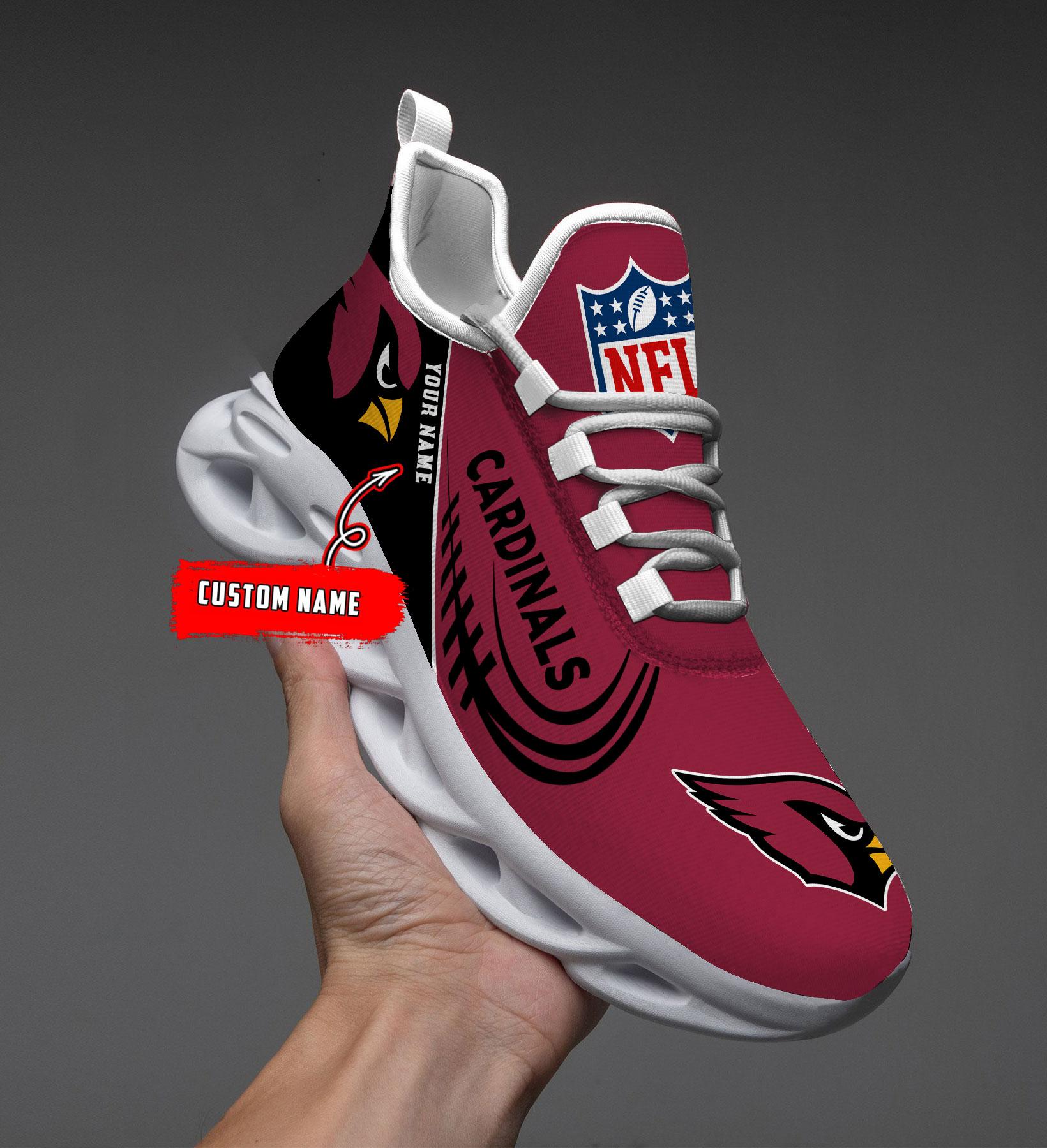 Personalized Arizona Cardinals Max Soul Shoes Sneakers for Men And Women – NFL Football Fan Shoes, Team Sneakers
