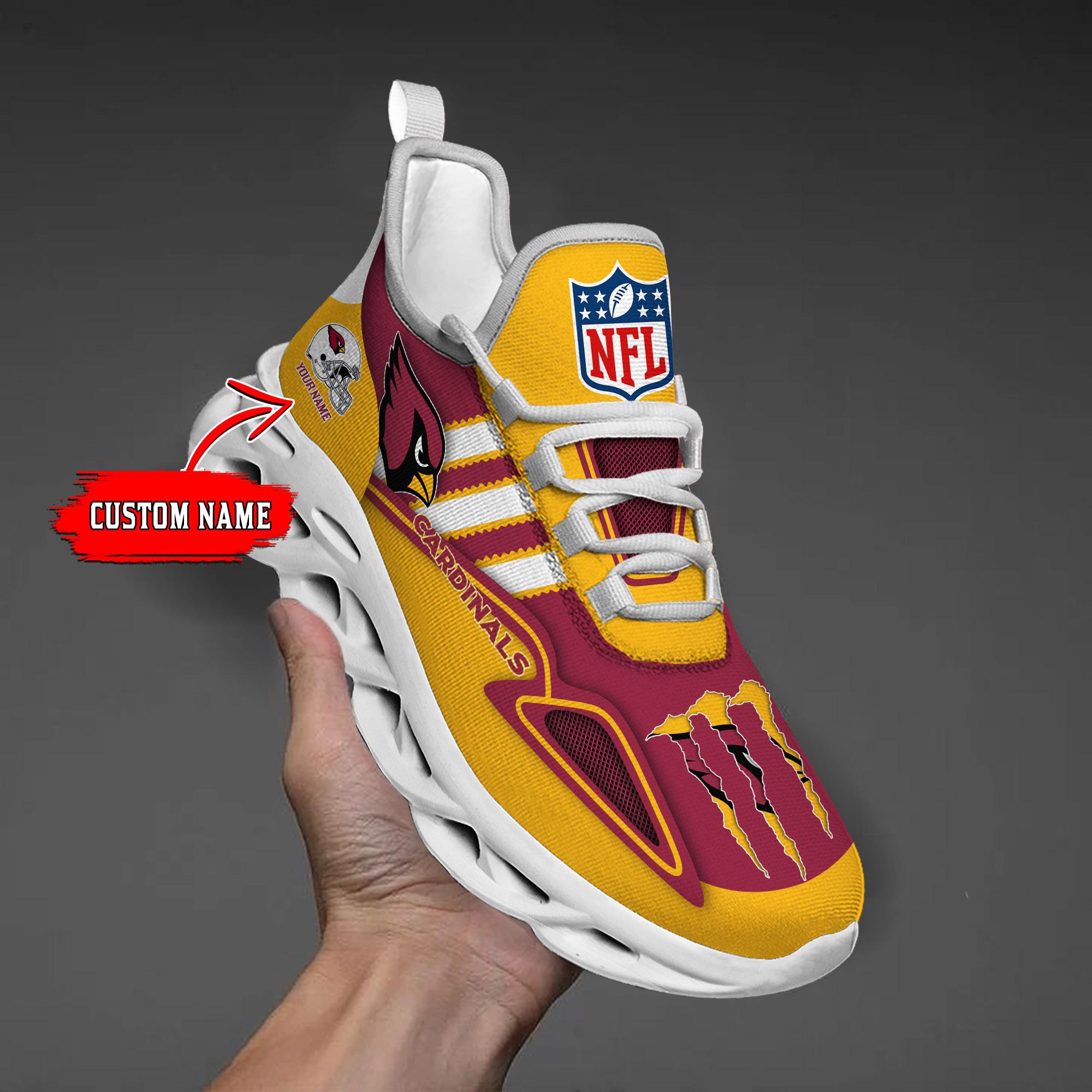 Personalized Arizona Cardinals Max Soul Shoes Sneakers for Men And Women – NFL Football Fan Shoes, Team Sneakers