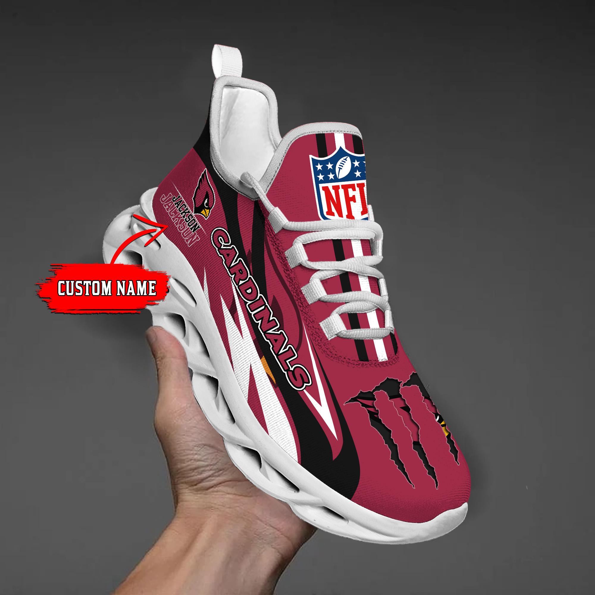 Personalized Arizona Cardinals Max Soul Shoes Sneakers for Men And Women – NFL Football Fan Shoes, Team Sneakers