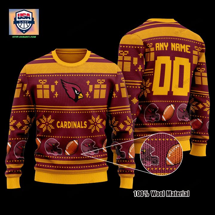 Personalized Arizona Cardinals Nfl Custom Christmas Sweater