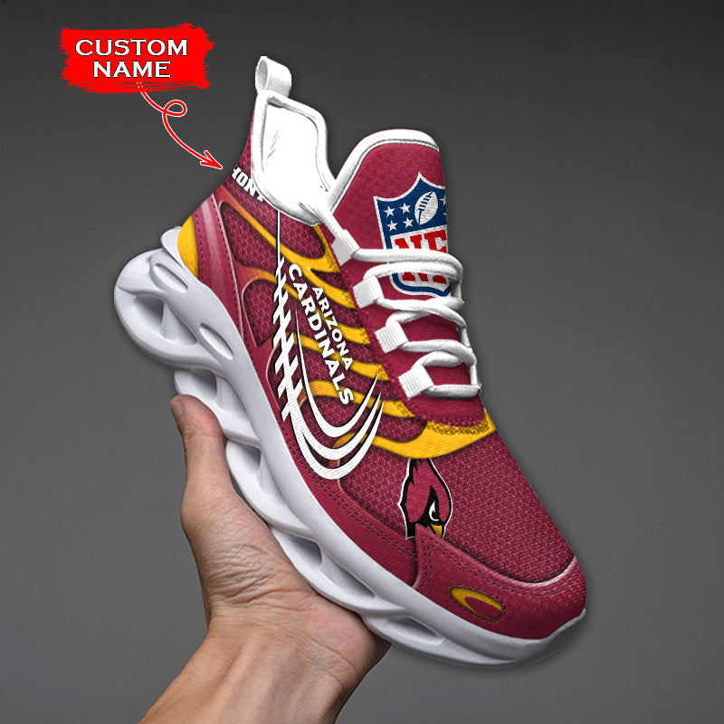 Personalized Arizona Cardinals NFL Max Soul Shoes Sneakers for Men And Women – NFL Football Fan Shoes, Team Sneakers - Image 5