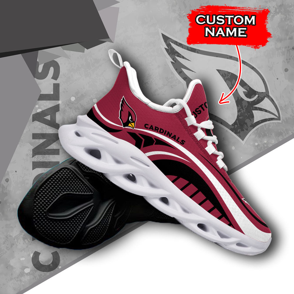 Personalized Arizona Cardinals NFL Max Soul Shoes Sneakers for Men And Women – NFL Football Fan Shoes, Team Sneakers - Image 3